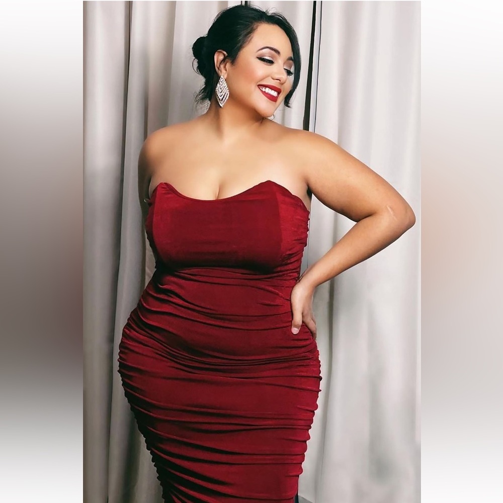 Ruched Bodycon Dress